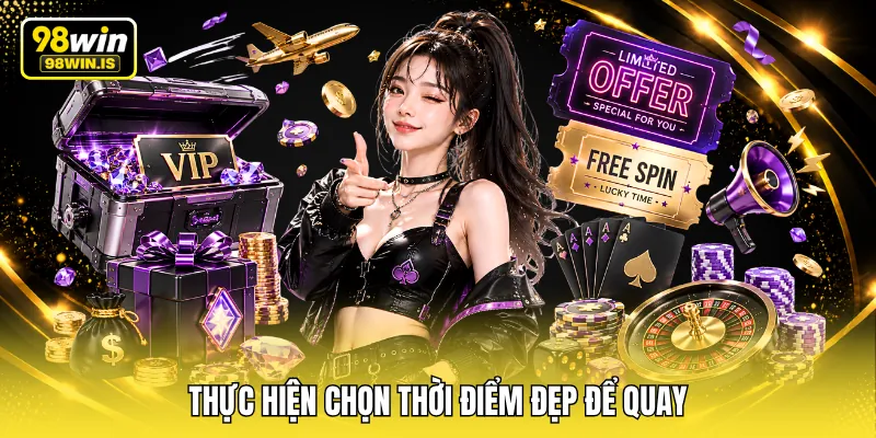 Thực hiện chọn thời điểm đẹp để quay